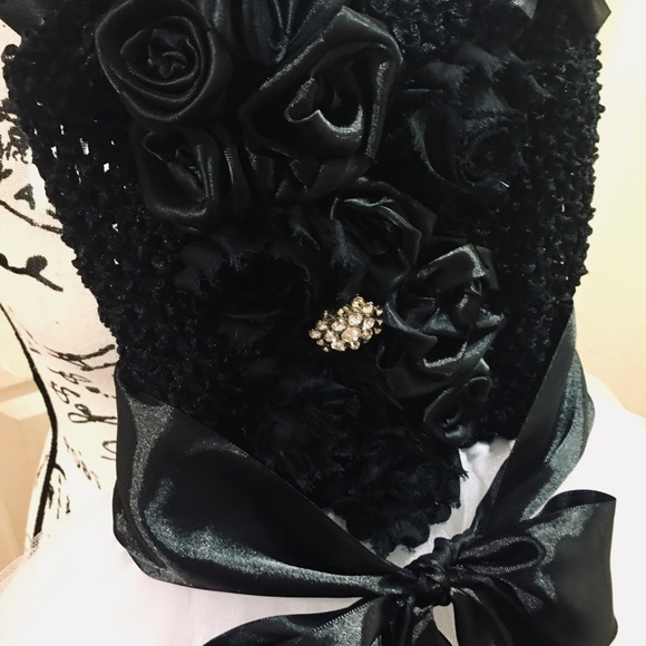 SWAN PRINCESS - couture flower girl tutu dress - Picture 8 of 8